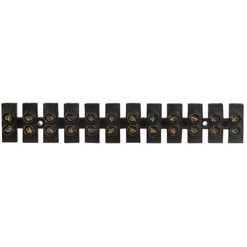12P 3A 1-4мм.кв Клеммная колодка черная [A0130040021] тип W (U) АСКО