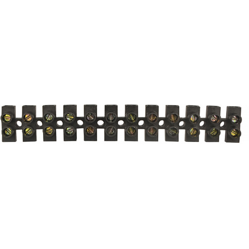 12P 6A 1,5-6мм.кв Клеммная колодка черная [A0130040022] тип W (U) АСКО