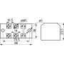 4P 45A 600V Клемна колодка в корпусі [A0130050018] TB4504 АСКО