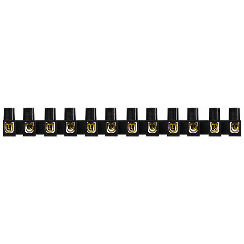 12P 3A 2,5-4мм.кв Клемна колодка чорна [A0130040015] тип Н АСКО