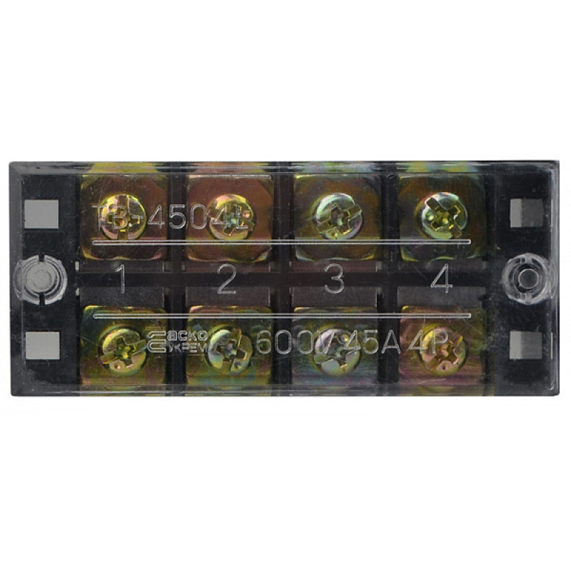4P 45A 600V Клемна колодка в корпусі [A0130050018] TB4504 АСКО