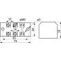 3P 60A 600V Клемна колодка в корпусі [A0130050022] TB6003 АСКО