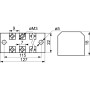 12P 15A 600V Клемна колодка в корпусі [A0130050006] TB1512 АСКО