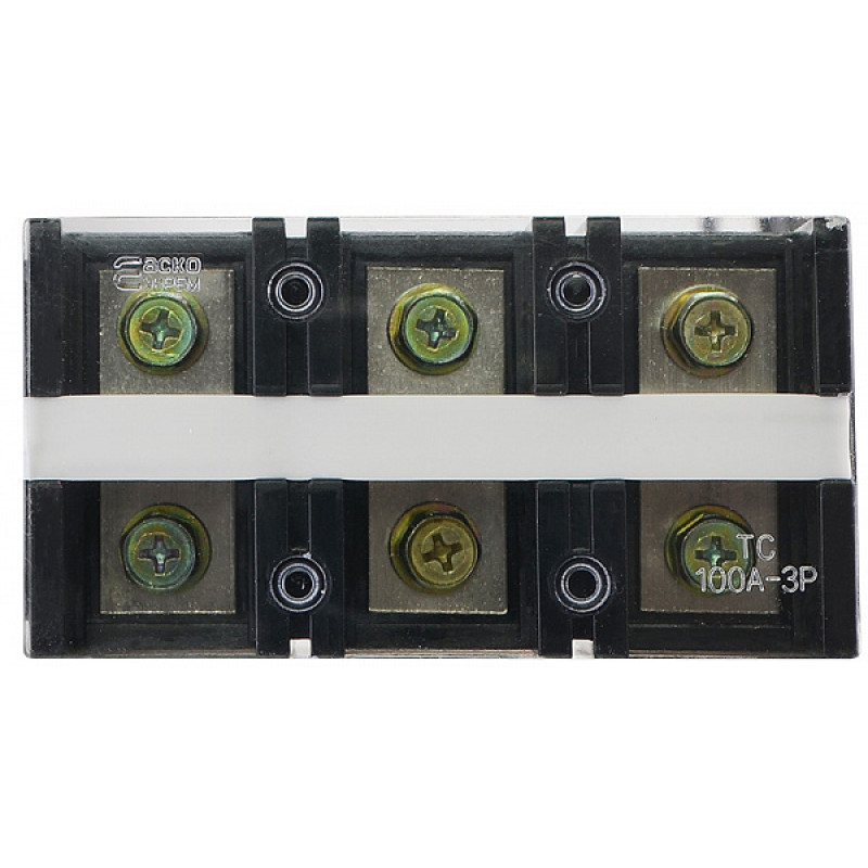 3P 100A 600V Клемна колодка в корпусі [A0130050030] ТС1003 АСКО