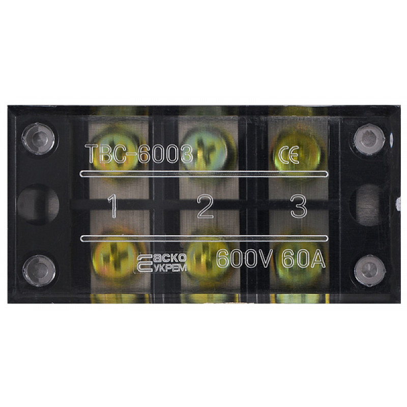 3P 60A 600V Клемна колодка в корпусі [A0130050022] TB6003 АСКО