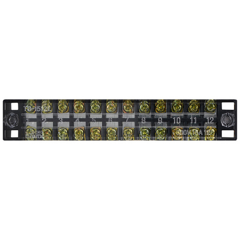 12P 15A 600V Клемна колодка в корпусі [A0130050006] TB1512 АСКО