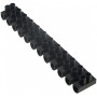 12P 10A 1-10мм.кв Клеммная колодка черная [A0130040023] тип W (U) АСКО