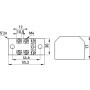 3P 35A 600V Клемна колодка в корпусі [p056011] e.tc.protect.35.3 E.NEXT