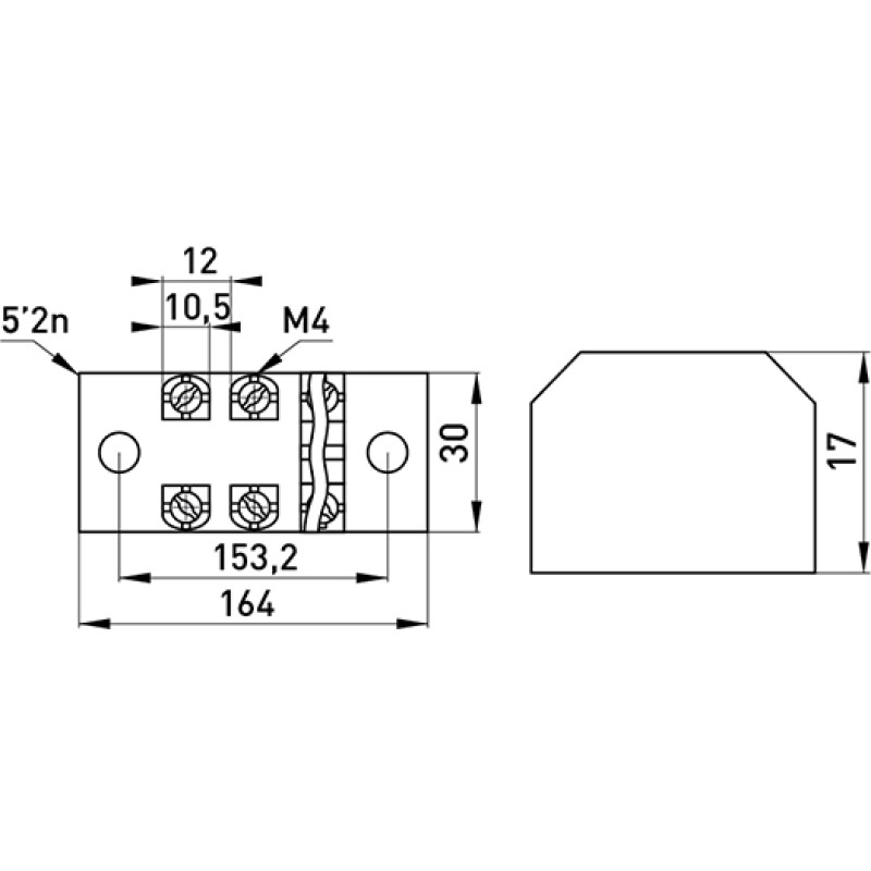 12P 25A 600V Клемна колодка в корпусі [p056010] e.tc.protect.25.12 E.NEXT