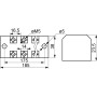 10P 45A 600V Клеммная колодка в корпусе [A0130050020] TB4510 АСКО