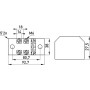4P 60A 600V Клемна колодка в корпусі [p056020] e.tc.protect.60.4 E.NEXT