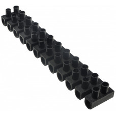 12P 60A 1-25мм.кв Клеммная колодка черная [A0130040025] тип W (U) АСКО