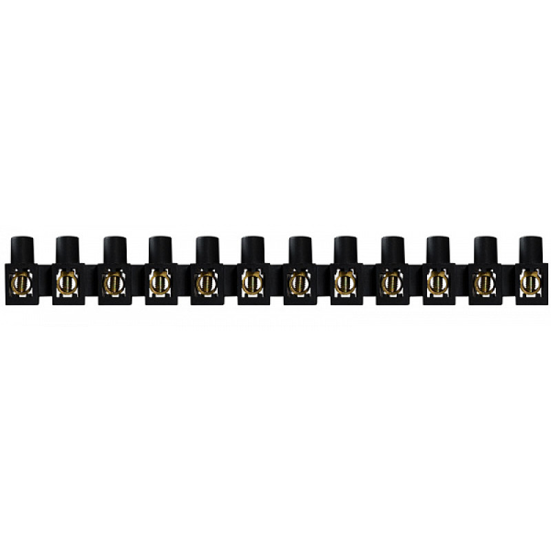 12P 60A 1-25мм.кв Клемна колодка чорна [A0130040019] тип Н АСКО