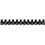 12P 60A 1-25мм.кв Клемна колодка чорна [A0130040019] тип Н АСКО