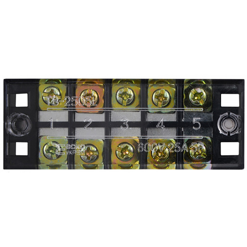 5P 25A 600V Клемна колодка в корпусі [A0130050009] TB2505 АСКО
