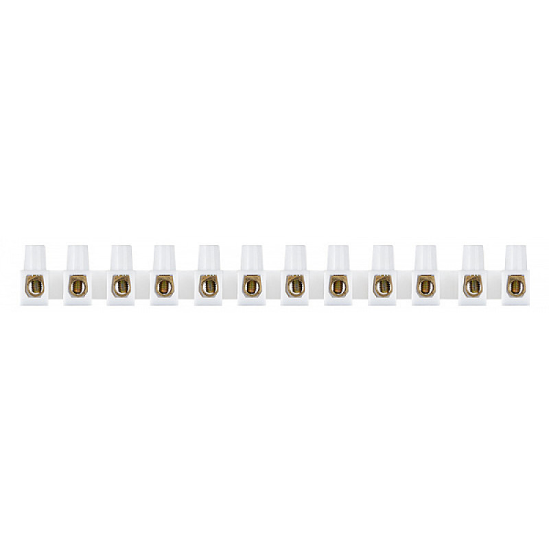 12P 3A 2,5-4мм.кв Клеммная колодка белая [A0130040007] тип Н АСКО