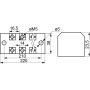 12P 45A 600V Клеммная колодка в корпусе [A0130050021] TB4512 АСКО