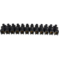 12P 150А 40мм.кв Клеммная колодка тип Н черная [U0130040053] ЕМ АСКО