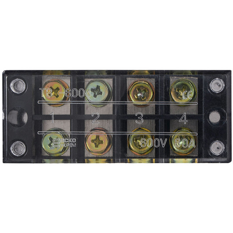 4P 60A 600V Клемна колодка в корпусі [A0130050023] TB6004 АСКО