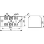 4P 60A 600V Клемна колодка в корпусі [A0130050023] TB6004 АСКО
