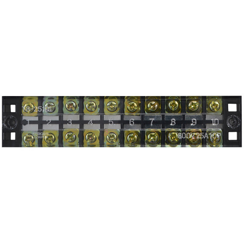 10P 25A 600V Клеммная колодка в корпусе [A0130050011] TB2510 АСКО