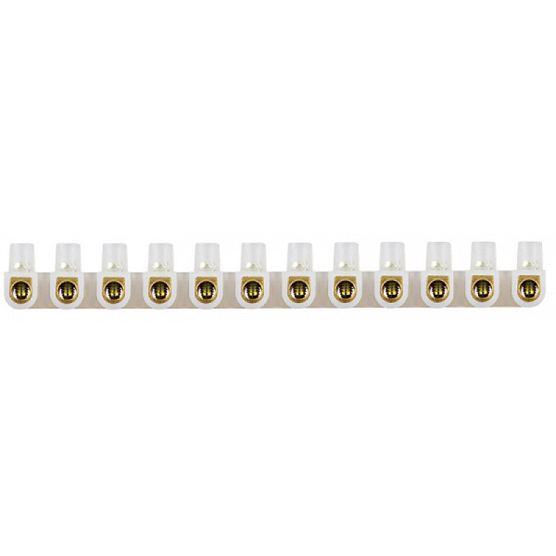 12P 6A 1,5-6мм.кв Клеммная колодка белая [A0130040002] тип W (U) АСКО