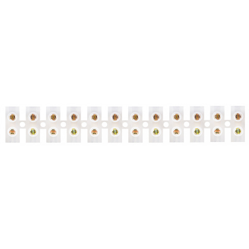 12P 10A 1-10мм.кв Клеммная колодка белая [A0130040003] тип W (U) АСКО