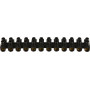 12P 10А 10мм.кв Клеммная колодка тип W(U) черная [U0130040036] ЕМ АСКО