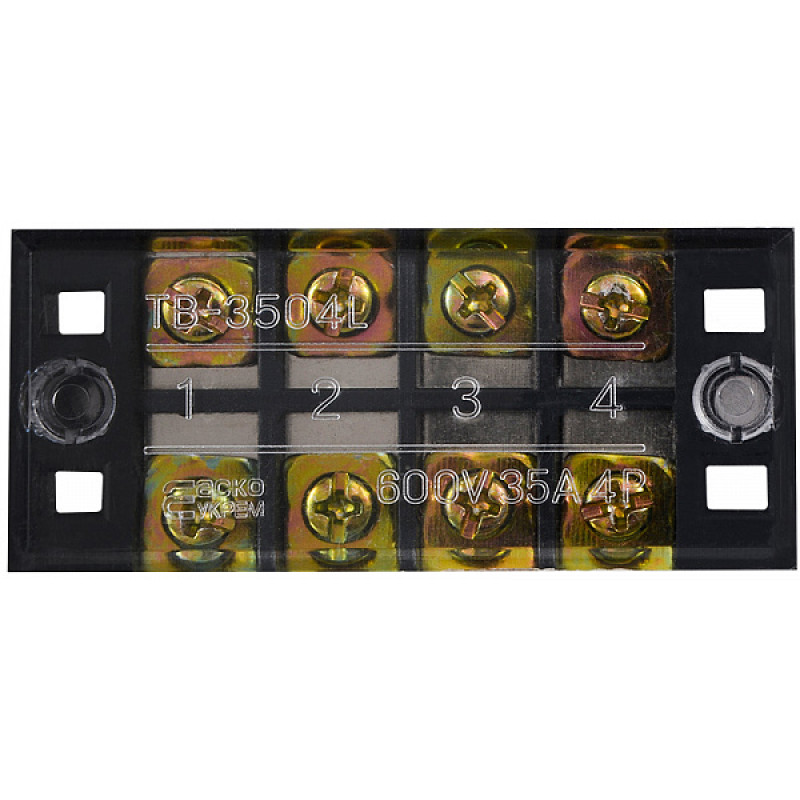 4P 35A 600V Клемна колодка в корпусі [A0130050014] TB3504 АСКО