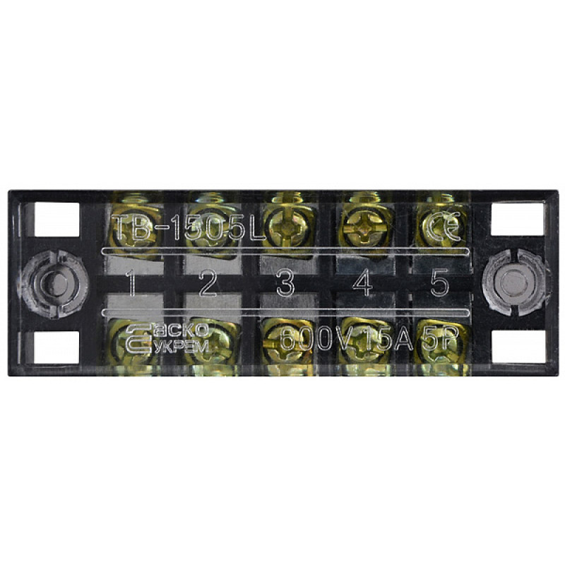 5P 15A 600V Клемна колодка в корпусі [A0130050003] TB1505 АСКО