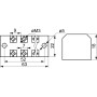 5P 15A 600V Клемна колодка в корпусі [A0130050003] TB1505 АСКО