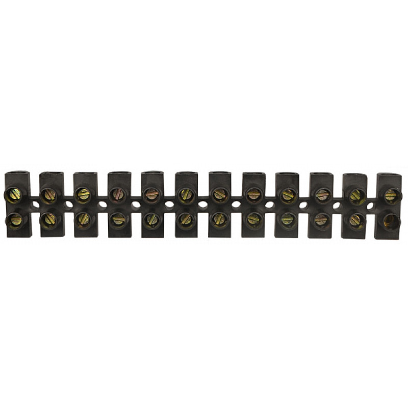 12P 15A 2-12мм.кв Клеммная колодка тип W(U) черная [A0130040026] АСКО