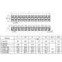 12P 15A 2-12мм.кв Клеммная колодка тип W(U) черная [A0130040026] АСКО