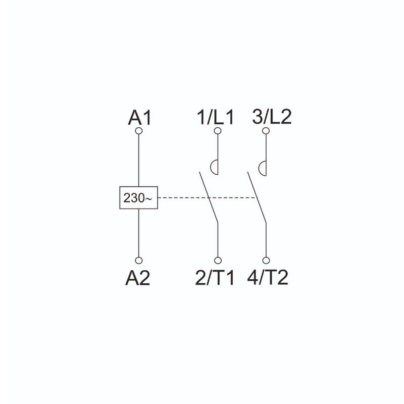 Контактор модульний 2P 20A 2NO 230V [MKK11-20-20-U] КМ20-20М УЕК
