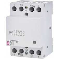 Контактор модульный 4P 63A 2NO+2NC 230V [2464030] RD 63-22 ETI
