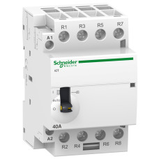 Контактор модульный с ручным управлением 4P 63A 4NO 230V [A9C21864] Acti9 iCT Schneider Electric