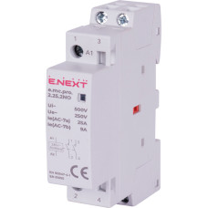 Контактор модульный 2P 25А 2NO 220V [p005201] E.NEXT e.mc.pro.2.25.2NO