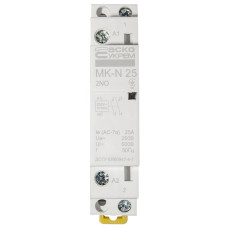 Контактор модульный 2P 25A 2NO 220V [A0040030025] MK-N АСКО
