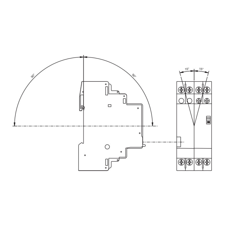 Импульсный контактор (пускатель) 4P 25A 4NO 230V [2464125] RВS 425-40 ETI