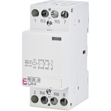 Контактор модульный 4P 25A 2NO+2NC 230V [2464014] RD 25-22 ETI