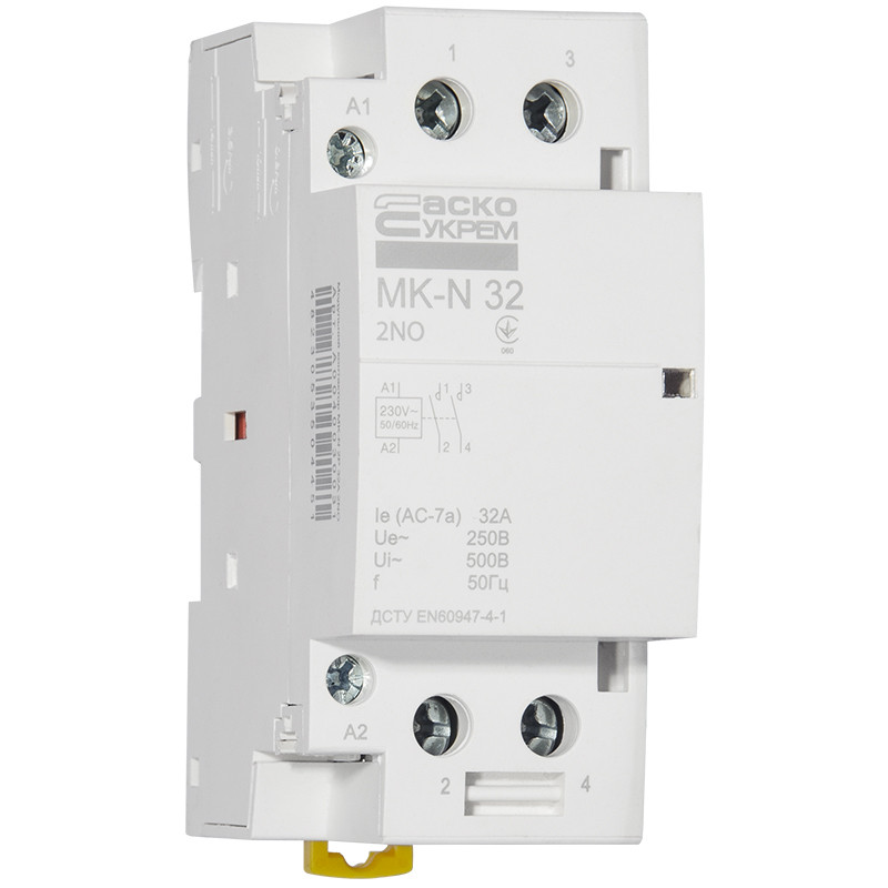Контактор модульний 2P 32A 2NO 220V [A0040030031] MK-N АСКО