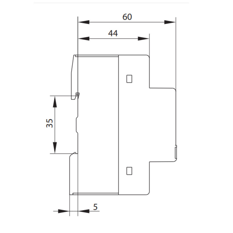 Контактор модульний 4P 25A 2NO+2NC 230V [2464014] RD 25-22 ETI