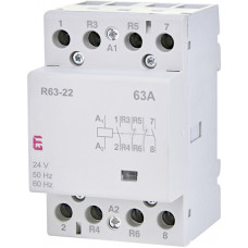 Контактор модульный 4P 63А 2NO+2NC AC [2463471] R 63-22 ETI