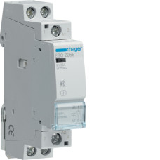 Контактор модульный 1P 25A 2NO 230V безшумний [ESC225S] Hager