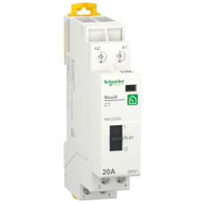 Контактор модульный 1P+N 20A 2NO 230V [R9C20220] RESI9 Schneider Electric