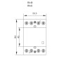 Контактор модульний 4P 40A 4NO 230V [2464095] RA 40-40 ETI