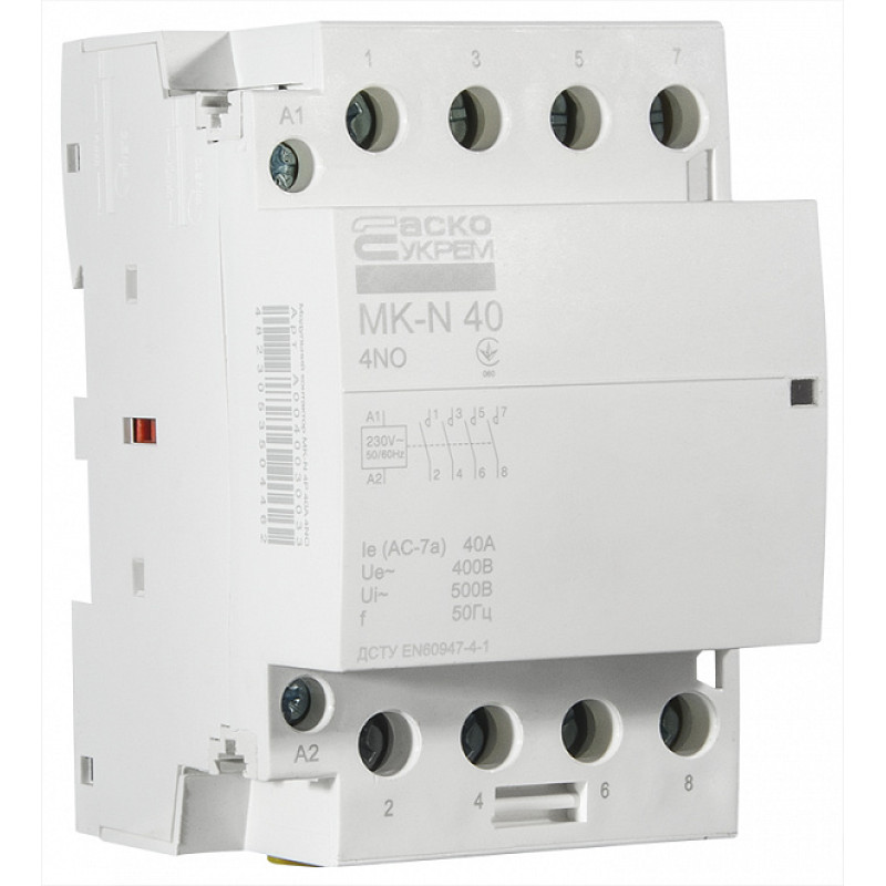 Контактор модульний 4P 40A 4NO 220V [A0040030033] MK-N АСКО