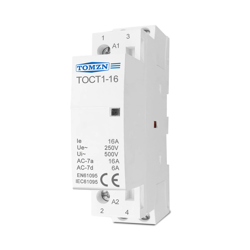 Контактор модульный 2P 16А 2NO 220V [TOCT1-16-AC-2NO] TOCT1-16 TOMZN