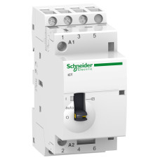 Контактор модульный с ручным управлением 3P 25A 3NO 230V [A9C21833] Acti9 iCT Schneider Electric