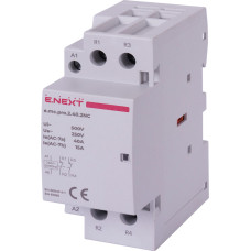 Контактор модульный 2P 40А 2NC 220V [p005227] E.NEXT e.mc.pro.2.40.2NC
